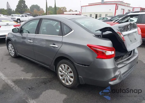 2016 Nissan Sentra S из США, поврежденный, VIN 3N1AB7AP8GY271720